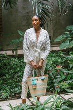 Load image into Gallery viewer, Turquoise Tote