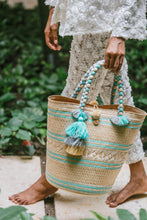 Load image into Gallery viewer, Turquoise Tote