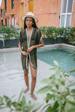 Load image into Gallery viewer, Swell Kimono Green