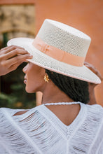Load image into Gallery viewer, Cordobes Hat/ Peach Ribbon