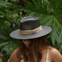 Load image into Gallery viewer, Panama Hat Super Fine Black
