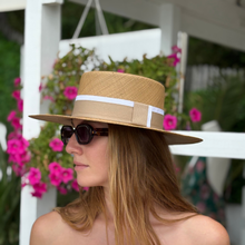 Load image into Gallery viewer, Cordobes Light Brown Beige/White Band