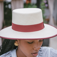 Load image into Gallery viewer, Cordobes Hat/ Scarlet Ribbon