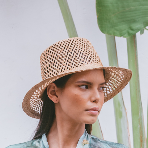 NWT MARAKI HERITAGE Beige Bucket Hat with Silk Tie display picture 3