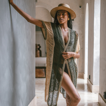 Load image into Gallery viewer, Swell Kimono Green