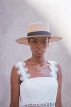 Load image into Gallery viewer, Cordobes Brown Hat/ Black Ribbon