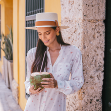 Load image into Gallery viewer, Cordobes Hat / Camel Ribbon