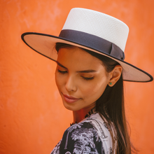 Load image into Gallery viewer, Cordobes Hat/Black Ribbon