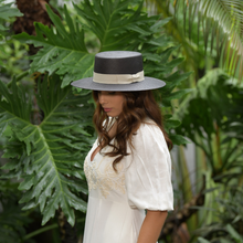 Load image into Gallery viewer, Cordobes Black Hat Ivory Band

