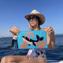 Load image into Gallery viewer, Whale Clutch
